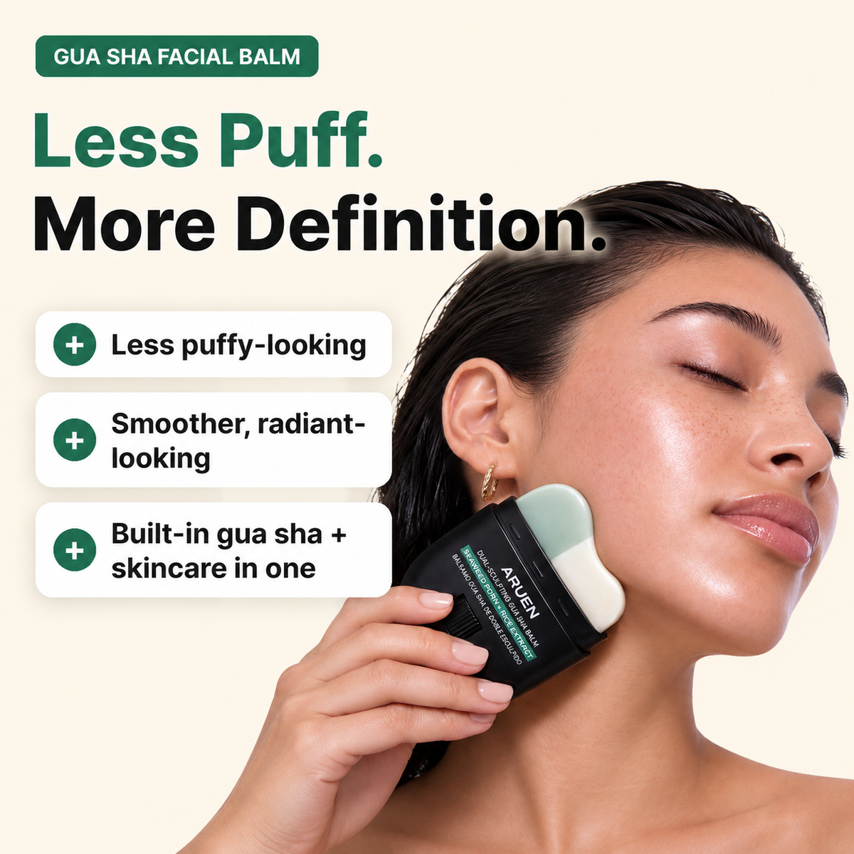Aruen Dual-Sculpting Gua Sha Balm